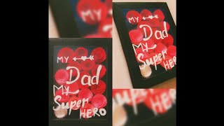 Best DIY gift for father's day 😍 | Flower Frame.. 💐 screenshot 5