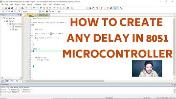 How to Make Any accurate delay in 8051 microcontroller | Tutorial