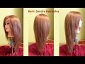 Long layered V Haircut tutorial | Haircut Face Framing layers | Long haircut with layers | Coupe V