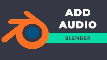 How to add audio to animation in Blender | Blender 4.1 Tutorial