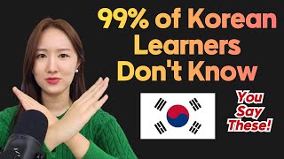 [KOR/ENG Sub] 5 Most Common MISTAKES 99% of Korean Learners Make | Learn Korean for Beginners