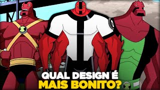 QUAL O MELHOR DESIGN DE CADA ALIEN DE BEN 10?