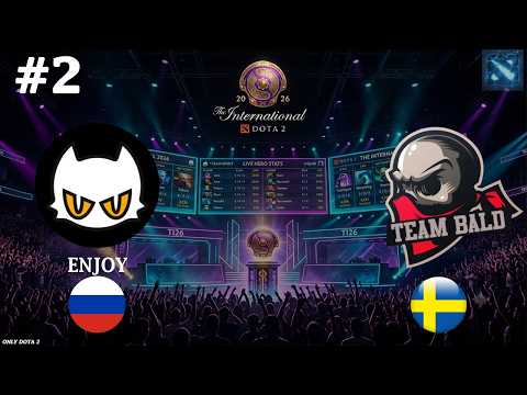 ЛЮТАЯ СВЯЗКА ДРОВКА + КЕНТАВР | Enjoy vs Bald #2 (BO3) The International 2026
