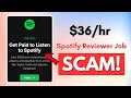 Spfyapply Spotify Reviewer Job Legit or Scam | $36/hr Spotify Reviewer Job Exposed!