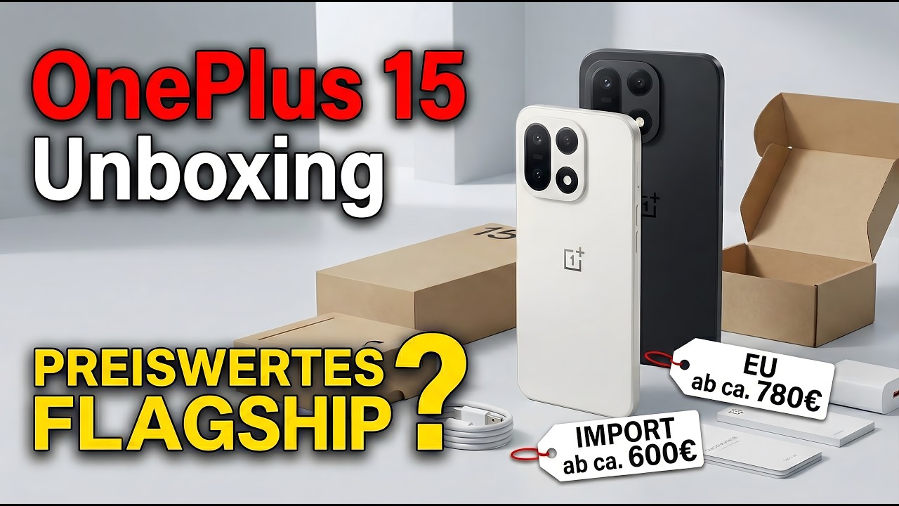 OnePlus 15 Unboxing: Bye bye Hasselblad