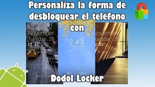 Personaliza la forma de desbloquear tu smartphone android con dodol locker screenshot 5