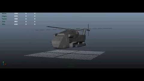 First 3D Model of pave low helicopter