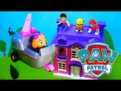 PAW Patrol  パウパトロール その34 スカイのフライングヘリでしゅつどうだ！？ Sky's Flying helicopter