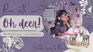 Oh Deer! | plan with me | Social Media Planner