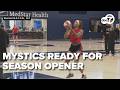 Washington Mystics players, coach, talk preparation for season opener