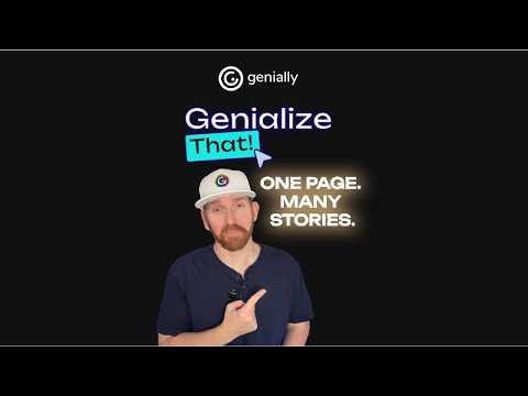 Genialize That: One Handout, Many Stories