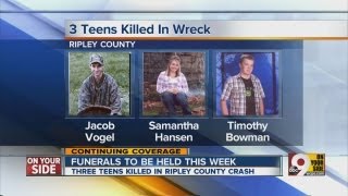 Funerals scheduled for teens who die in Ripley County crash