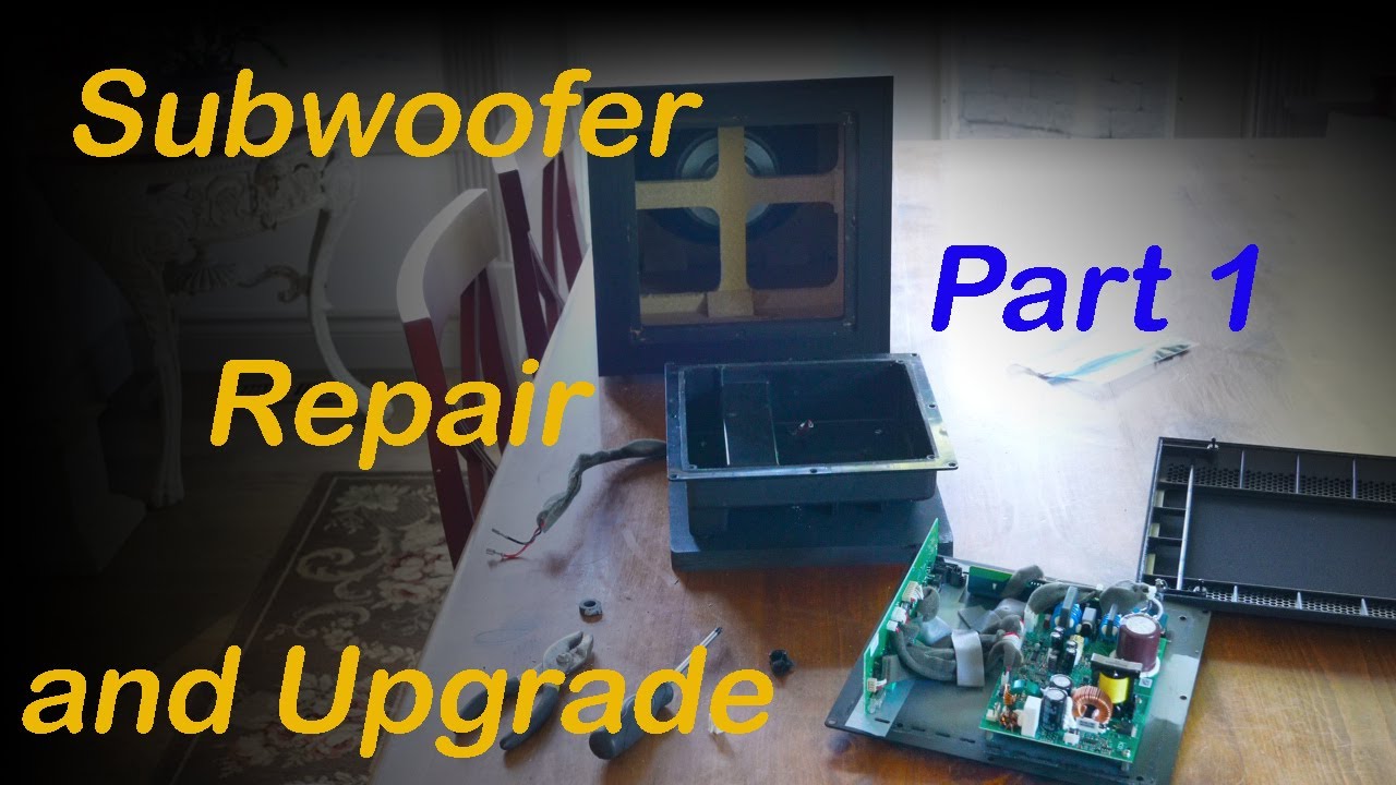 Subwoofer repair and upgrade tips YouTube