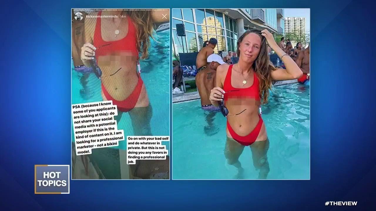 whoopi goldberg jeanine pirro Woman Shamed Over Bikini Pic | The View