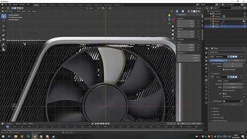 Blender 2.9 making fan