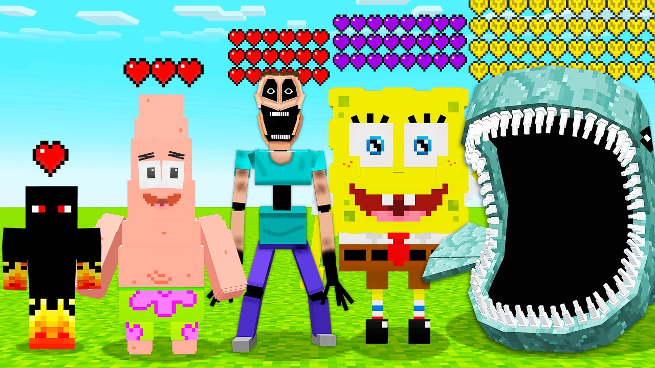 Quanto de VIDA esses personagens tem???
