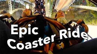 Python Rollercoaster Efteling - HD Onride GoPro Hero 3+ Multicam