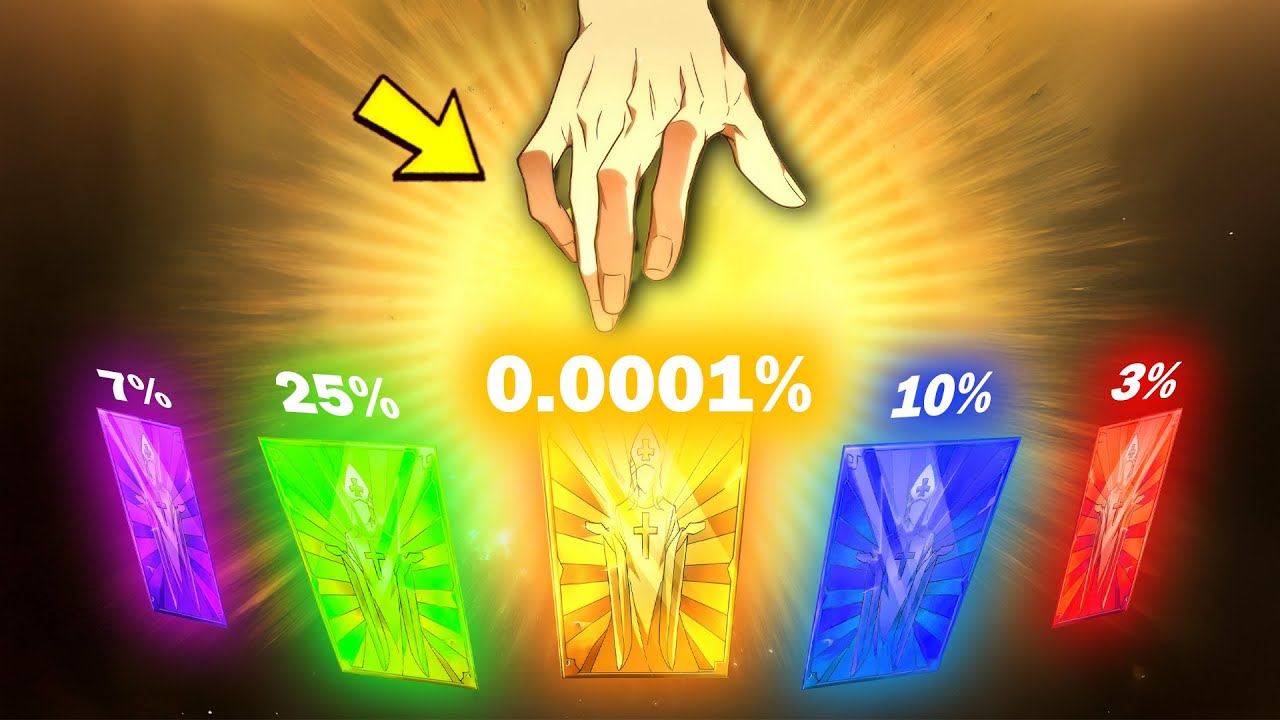 Il a mis tous ses points dans la chance et a obtenu une compétence avec un taux de chute de 0,0001 %