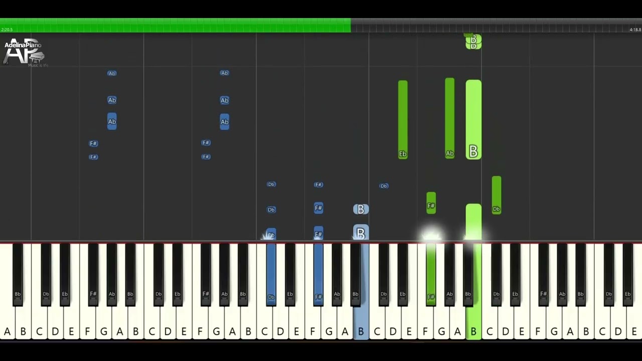 Angels Or Devils - Dishwalla | Adelina Piano synthesia tutorial