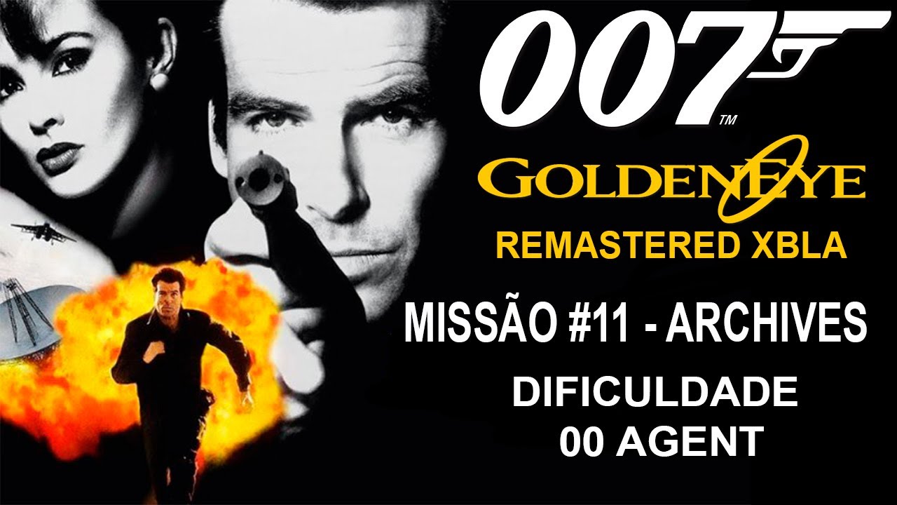 Xbox 360] - GoldenEye 007 Remastered XBLA (2007) - [Missão 11 - Archives] -  Dificuldade 00 Agent 