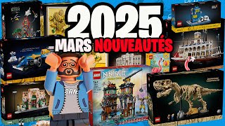 Nouveautés LEGO de mars 2025, Mega T-Rex, Bateau du Missipi Ideas, horreur Marvel - BA 277