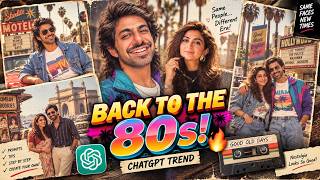 ChatGPT 1980s Photo Trend 🔥 | How to Create Viral 80s Images + Prompts screenshot 5