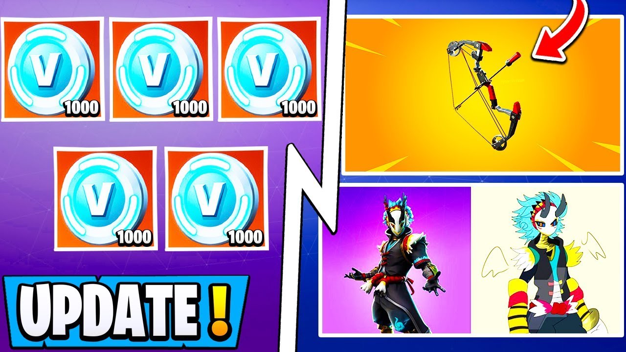 new fortnite update 1000 vbucks reward for everyone april fools revert - fortnite april fools joke 2019