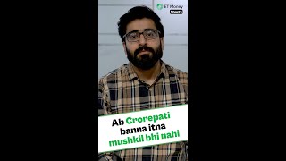 How to Become a Crorepati? #shorts #ETMoney