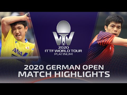 Tomokazu Harimoto vs Chuang Chih-Yuan | 2020 ITTF German Open Highlights (R32)