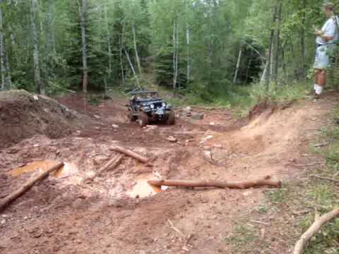 TT's 1st Jeep Log Climb in Maxine, Gilbert MN!!