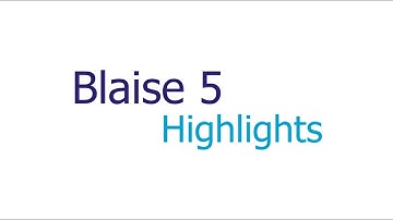 Blaise 5 - Highlights