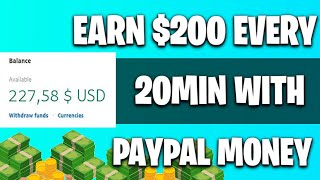 Earn $200 Every 20 Minutes(FREE Paypal Money)!! screenshot 3