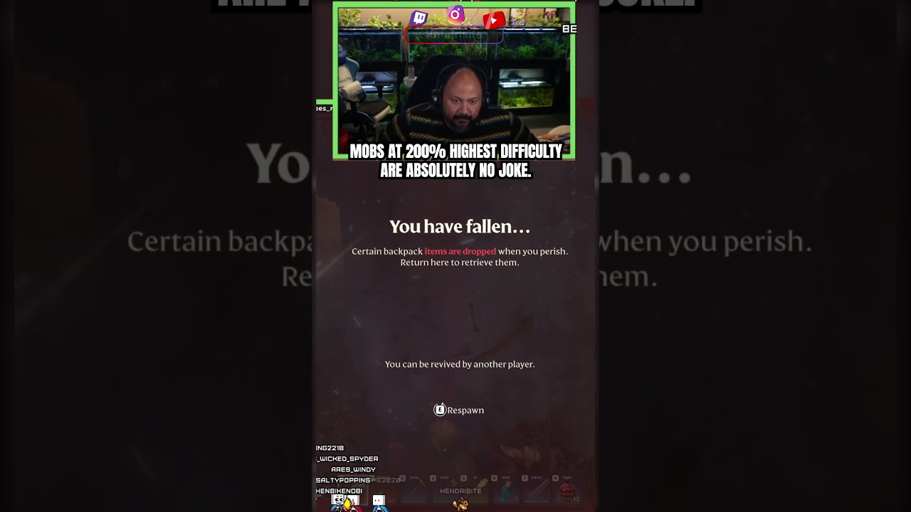 I got slain and Aggie peaced OUT #Enshrouded #enshroudedgameplay #streamer #clips #reels #shorts