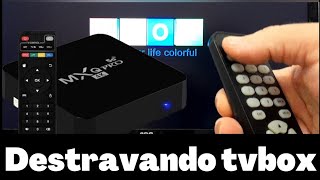 ? tvbox travado na tela inicial Android ou tela preta. Como destravar