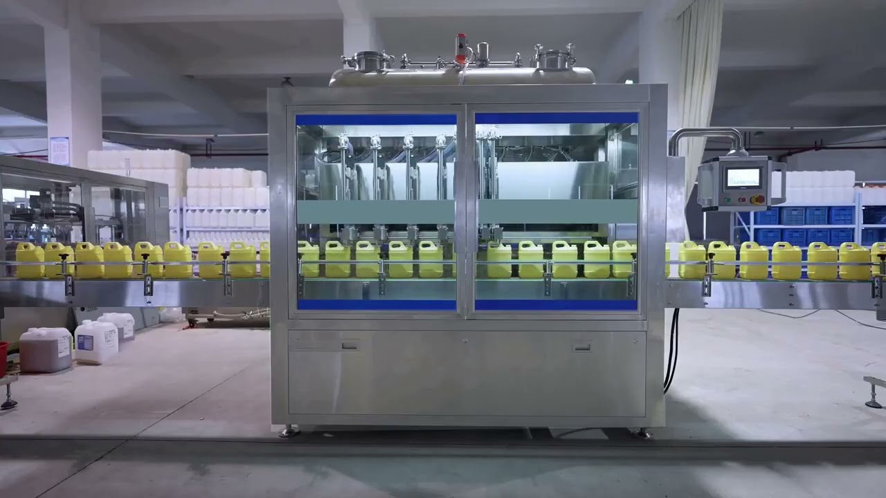 high speed  dishwashing liquid filling machine and capping machine