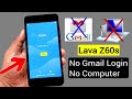 Lava Z60s BYPASS GOOGLE ACCOUNT/FRP RESET |Android 8.1.0 |Without PC