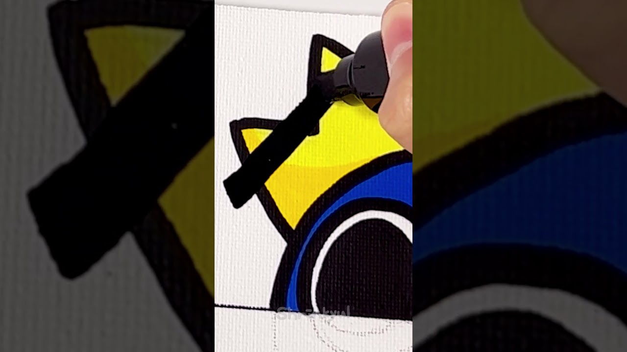 One Drawing, But 4 Different Styles! Pt.1 [Rainbow Friends Blue] 