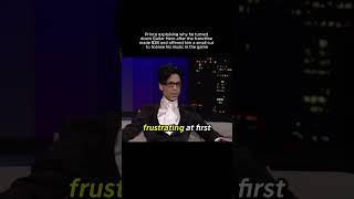 Prince explaining why he turned down Guitar Hero after the franchise made $2B