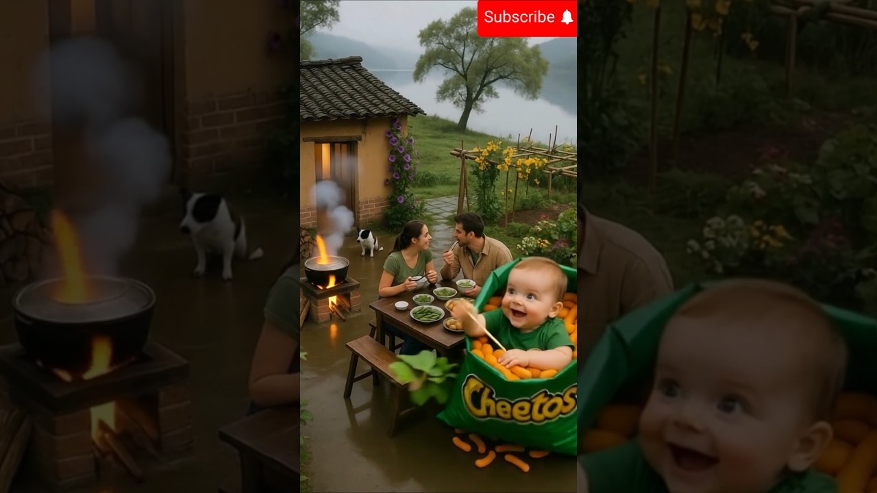 Emotional Rain Scene | Baby and Dad’s Special Bond 