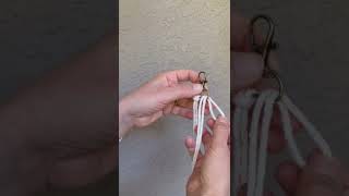 How to Make a Larks Head Knot for Macrame
