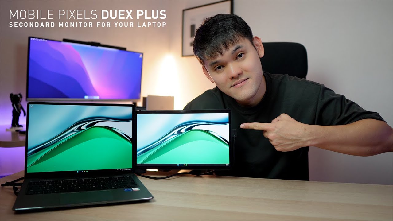 ディスプレイ・モニター本体 DUEX Lite & DUEX Plus laptop monitors Duex Portable Monitor for Laptops, New Mobile Pixels Plus 13.3