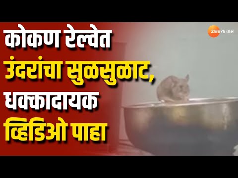 Rats in Konkan Railway कोकण रेल्वेत उंदरांचा सुळसुळाट, धक्कादायक व्हिडिओ अंबादास दानवेंनी केला शेअर