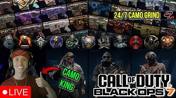 (9/30) Singularity UNLOCKED! 24/7 BO7 Camo Grind! Stream Doesn