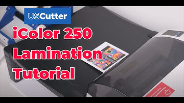 IColor 250 Lamination Tutorial
