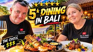 What does it cost eating at 5* Restaurants in Bali for 1 day.  Well closest thing ill get to 5*