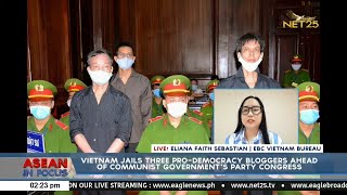 Full Vietnam jails three pro-democracy bloggers ahead of communist government's party congress News