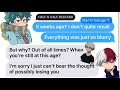 deku suffers from hanahaki disease? | bakudeku texts | mha