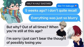 deku suffers from hanahaki disease? | bakudeku texts | mha