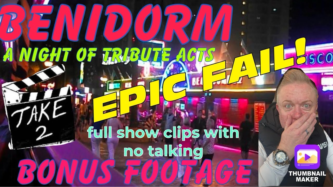 Benidorm’s top cabaret and tribute shows.