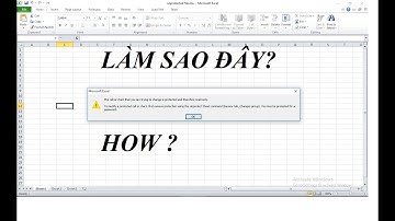 gỡ bỏ mật khẩu cho bất kỳ sheet trong excel - unlock protected sheet without password